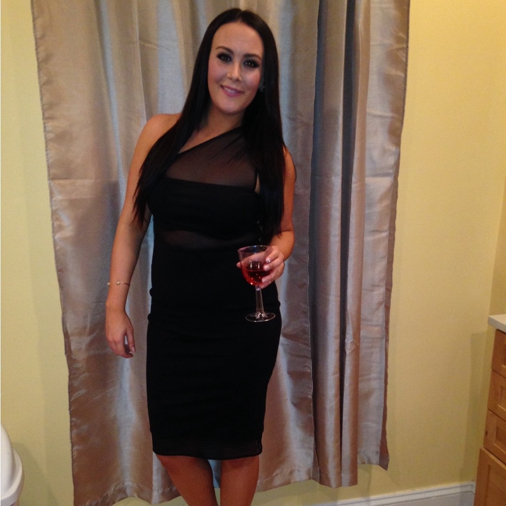 Express mesh dress
